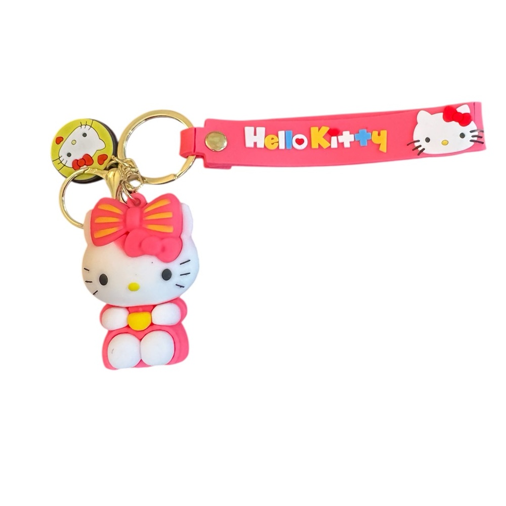Hello Kitty Pink and White Key & Card Holder